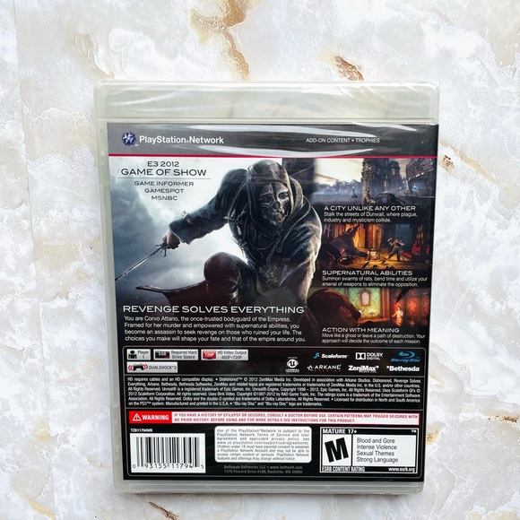 Dishonored - PlayStation 3 Video Game -Brand New- (wrapped) - Picture 2 of 3